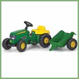 01 219 0 Rolly Kid John Deere Tractor & Trailer