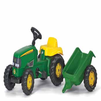 01 219 0 Rolly Kid John Deere Tractor & Trailer