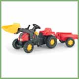 02 312 7 Rolly Kid Tractor & Frontloader & Trailer