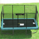Jumpking 8ft x 12ft Rectangular Trampoline with enclosure