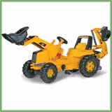 81 300 1  CAT Tractor w frontloader & rear excavator